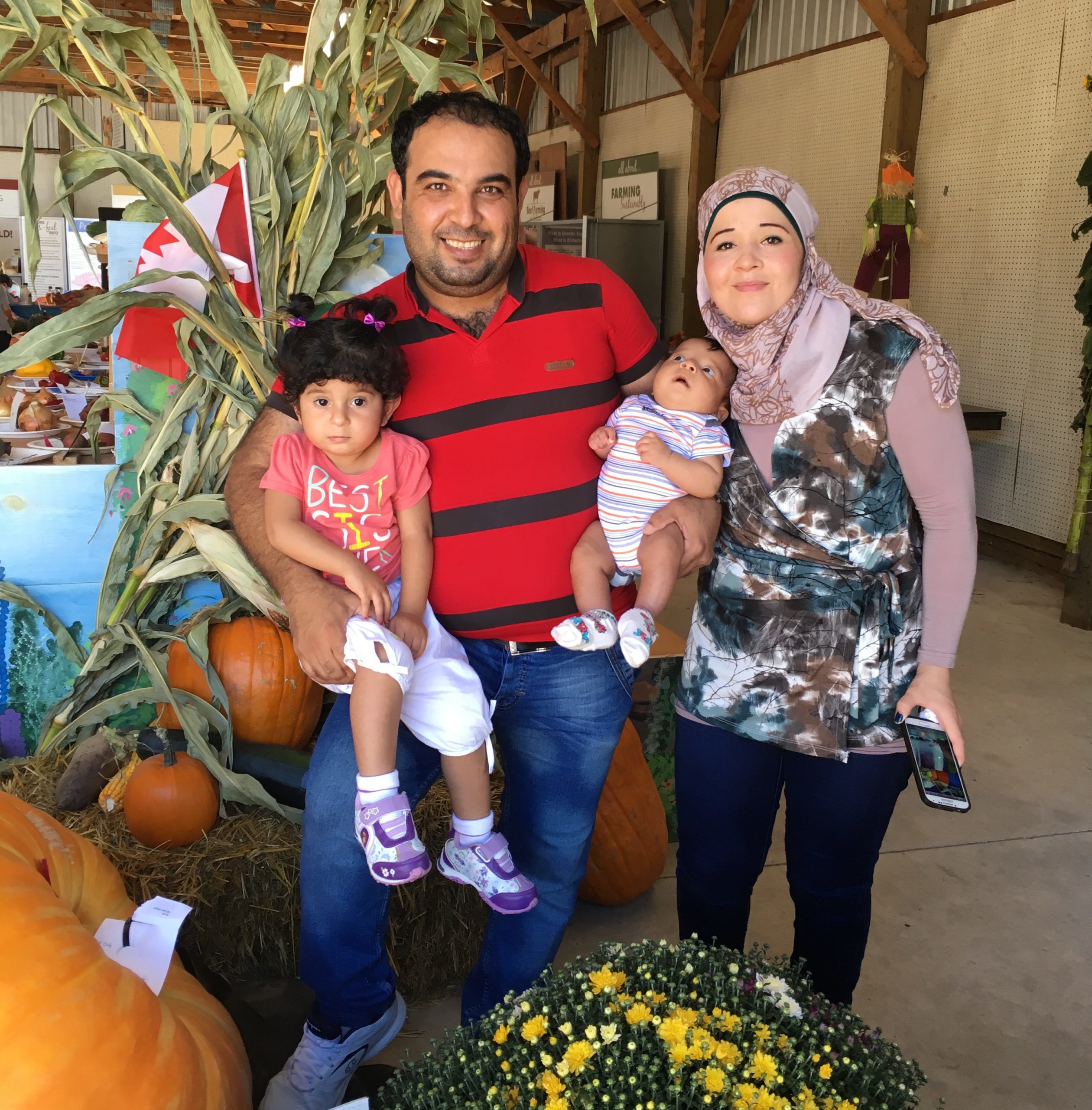 Ahmed and family at Orono Fair 2017